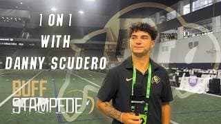  1-on-1 with Colorado WR Danny Scudero at Big 12 Football Media Day with Leopoldo Rivera IV
