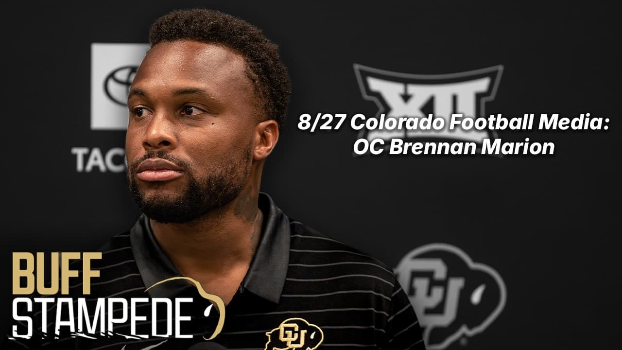 Colorado OC Brennan Marion speaks on Georgia Tech, CU's O-Line and 'basketball on grass'